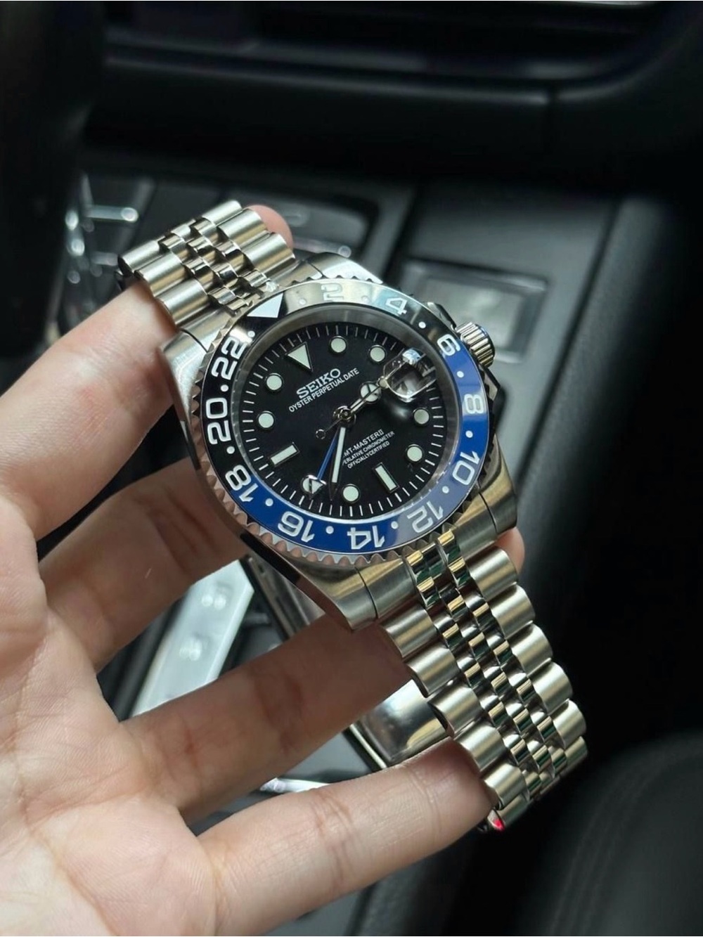 Seiko Mod: Batgirl GMT